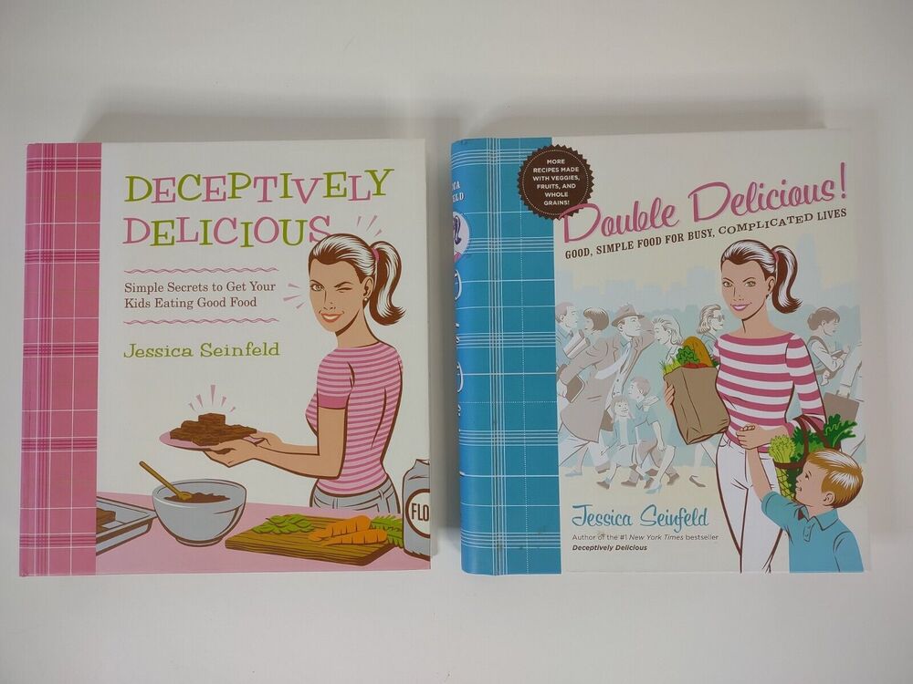 2 Jessica Seinfeld Deceptively Delicious cookbooks *READ
